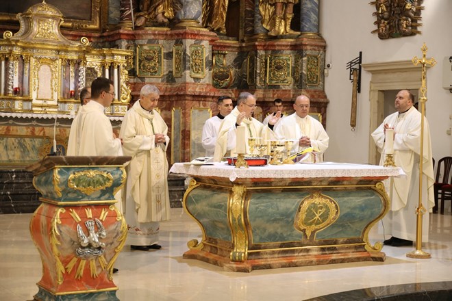 Misa Večere Gospodnje u varaždinskoj katedrali
